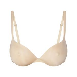 SKIMS Ultimate Nipple Push Up Bra 38DD SAND